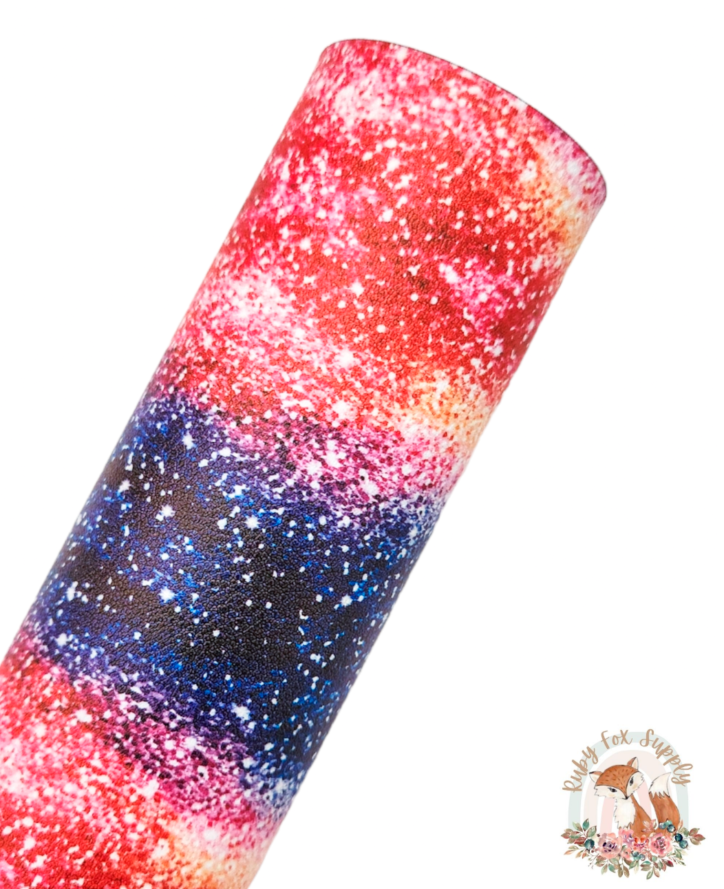 Galaxy Stripe Faux Sparkly Glitter 9x12 faux leather sheet